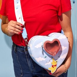 Loungefly - Disney Winnie the Pooh & Friends Borsa a Tracolla Cuore Floating Balloons - WDTB2933